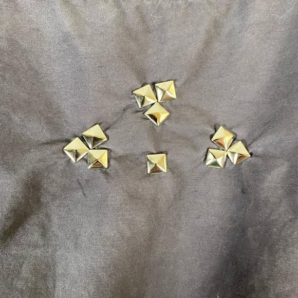 Ava & Viv Black Babydoll Dress with Studs size 0X - Picture 2 of 15